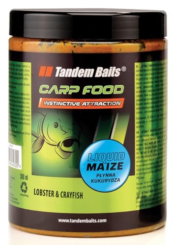 Tandem Baits Carp Food Liquid Maiz Aragosta & Cancro | Carpfishing Pesche Pesca Accessori | Alimentatore Per La Pesca Carpa | Aroma Inenso | Pesca Acc