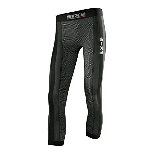 Six2 Leggings Kids Carbon Underwear Black Carbon - 12Y