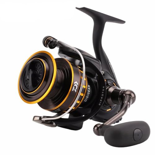 Daiwa Bg Acqua Salata Bg3500 Medio / Xtra Pesante Bobina Di Filatura, Nero / Oro