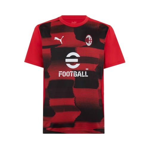 Ac Milan Maglia Prematch, Stagione 2024/25, Adulto, Xxl