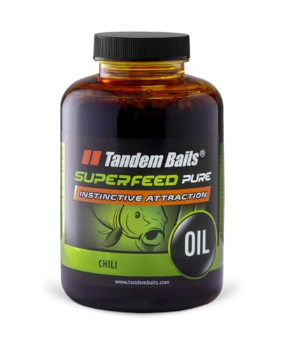 Tandem Baits Olio Attrattivo Per Carpe Pastura Da Carpa Superfeed Pure Oil 500 Ml Olio Al Chilli