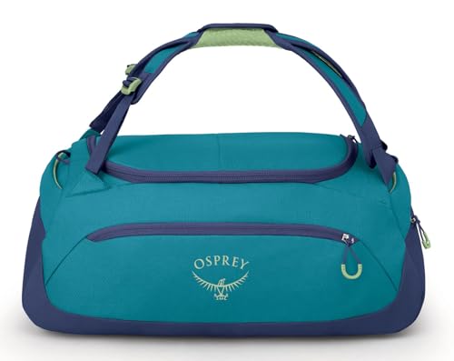 Osprey Daylite Duffel 30 - Borsone Quotidiano Pratico, Funzionale E Compatto - Borsone Da Viaggio - Blue Spikemoss/Alkaline O/S