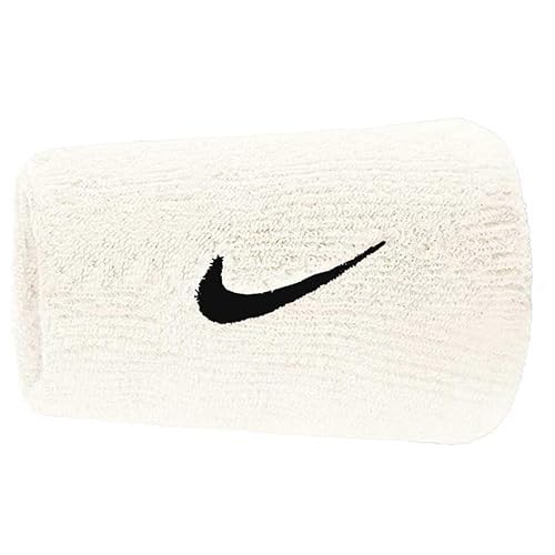 Nike Tennis Premier Duoblewide Wristbands Polsini Tergisudore Doppia Larghezza Sport Premier (Ivory)