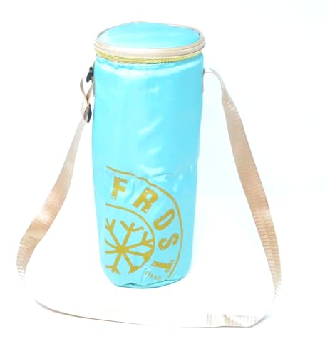 Borsa Termica Per Bottiglia Da 2 Litri, Blu Chiaro, Con Tracolla Frigorifero 2L 4L.