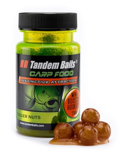 Tandem Baits Carp Food Mini Boosted Hookers Noci Di Tigre | Carpfishing Pesche Pesca Accessori | Alimentatore Per La Pesca Carpa | Pesca Accessori All