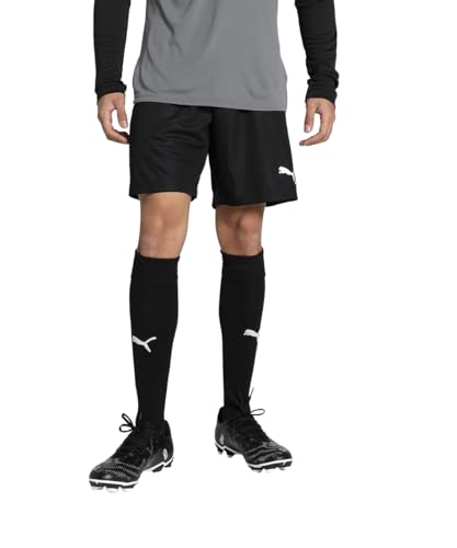 Puma 4063699144833 Teamliga Shorts Pantaloncini Uomo, L, Puma Black/Puma White