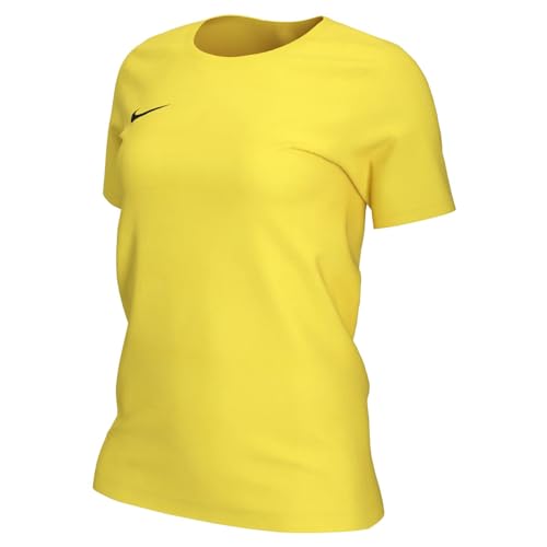 Nike Women'S Park Vii Jersey Short Sleeve, Maglia Maniche Corte Donna, Giallo, S