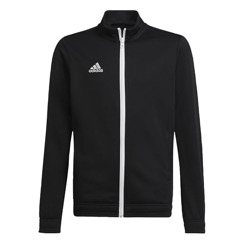 Adidas Entrada 22 Track Jacket, Giacca Unisex-Bambini, Black, 7-8 Years
