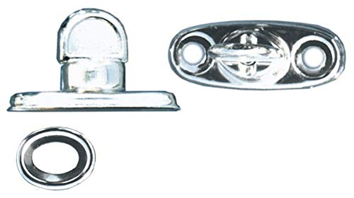 Parachinishop Tornichetto Cromato Con Piastrina 4 Pz Tappezzeria Coperture Barca