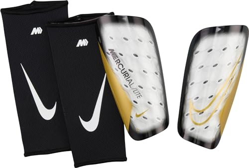 Nike Parastinchi Unisex Nk Merc Lite - Fa22, Bianco/Nero/Mtlc Gold Coin, Dn3611-101, Xl