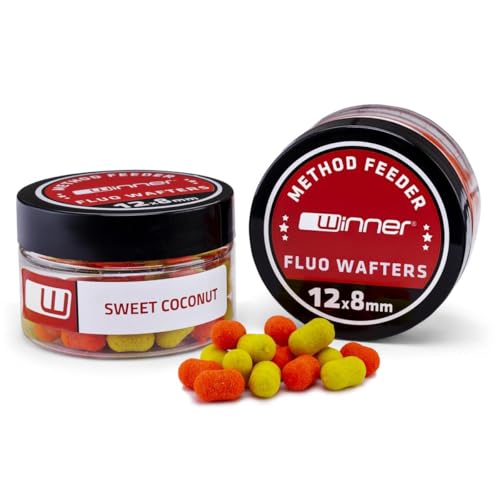 Tandem Baits Method Feeder Fluo Wafters Cocco Dolce Carpa Pesca Esche 20 G