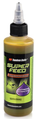 Tandem Baits Attrattore Per Carpa Booster Liquido Chod Rig Zig Rig Superfeed Diffusion Booster 100 Ml Calamaro E Arancia