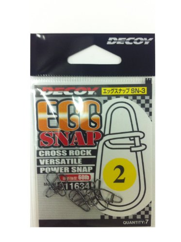Decoy Sn-3 Egg Snap Powerful Cross Lock Snap Size 2 (1634)