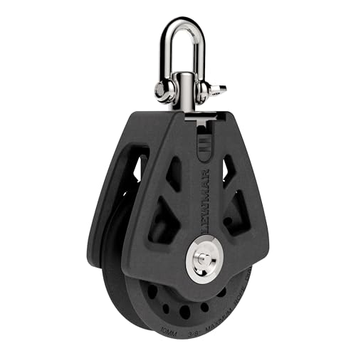 Lewmar 29925001Bk - Blocco Sincronizzatore, 50 Mm, Colore: Nero