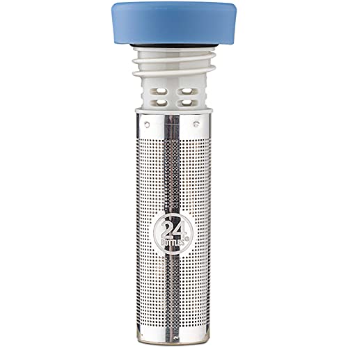 24Bottles Infuser Lid Light Accessorio Per Bottiglia D'Acqua, Adulti Unisex, Blu (Blu), Taglia Unica