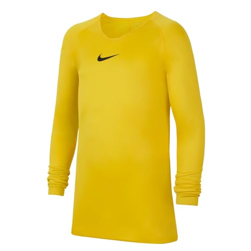 Nike Park First Layer Jersey Ls, Bermuda Unisex Bambini, Tour Yellow/Black, L