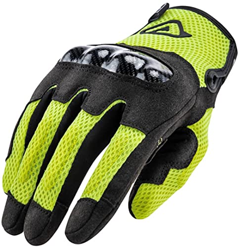 Acerbis Ramsey My Vented Guanti Moto (Black/Neon,2Xl)