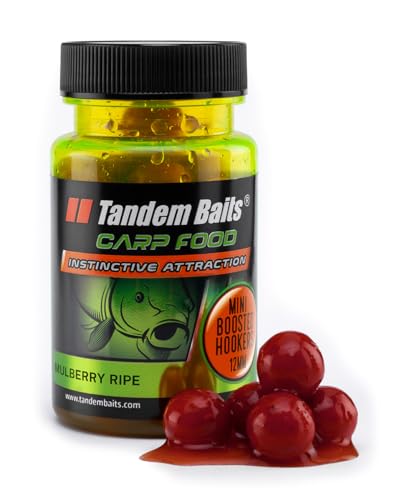 Tandem Baits Carp Food Mini Boosted Hookers Gelso Maturo | Carpfishing Pesche Pesca Accessori | Alimentatore Per La Pesca Carpa | Pesca Accessori Alla