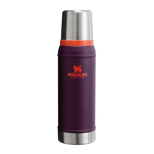 Stanley Classic Legendary Thermos 0.75L - Mantiene La Temperatura 20 Ore (Caldo/Freddo) - Borraccia Termica 750 Ml - Senza Bpa - Acciaio Inox - Termos