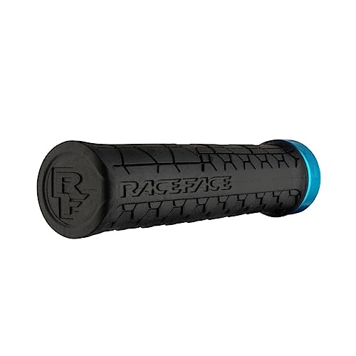 Race Face Getta Grip Grips 30Mm Black/Turquoise, Gp20Getta30Blktur Unisex, Nero, 30 Mm