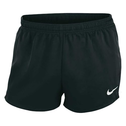 Nike Nt0303-010 Mens Stock Fast 2 Inch Short Pantaloncini Uomo Black/White Taglia L