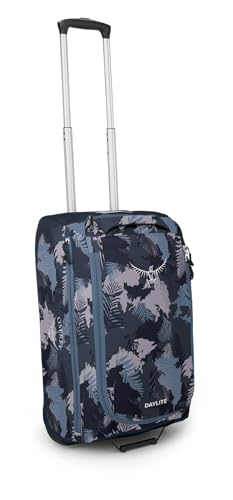 Osprey Daylite Carry-On Wheeled Duffel 40, Borsa Da Viaggio, Unisex, Palm Foliage Print O/S
