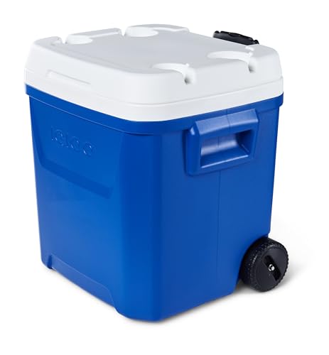 Igloo Borsa Frigo Passiva Profile Ii 16 Roller, Borsa Termica Rossa Con Maniglia Telescopica E Ruote, 15 Litri