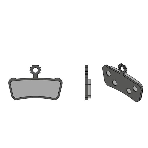 Brenta Ciclo 8033413727754, E-Bike Compound Brake Pads For System Xo-Elixir Unisex Adulto, Nero, Taglia Unica