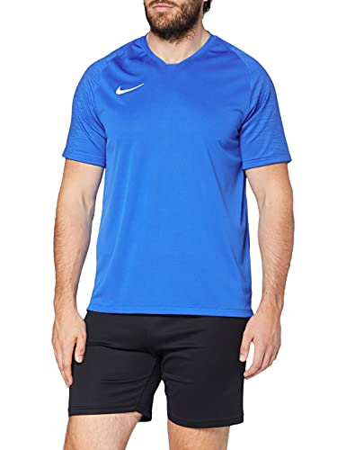 Nike Strike Short Sleeve Jersey, Maglia Maniche Corte Uomo, Royal Blu/Ossidiana/Bianco, S