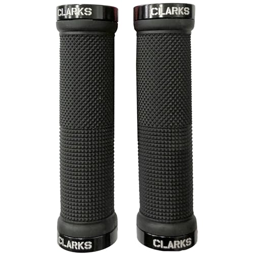 Clarks Clo201Anowblk, Vice-Impugnatura Per Manubrio Con Estremità Anodizzata, Colore: Bianco Uomo, Nero/Nero