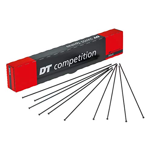 Dt Swiss Raggi Diritti Competition 14/15 G = 2/1,8 Mm Scatola 100, Nero 286 Mm