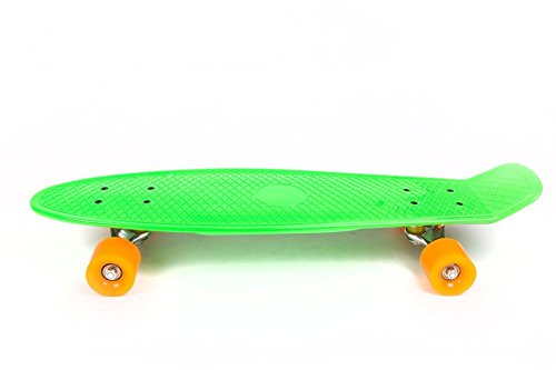 Grab Skateboard In Pvc Verde Quattro Ruote In Poliretano