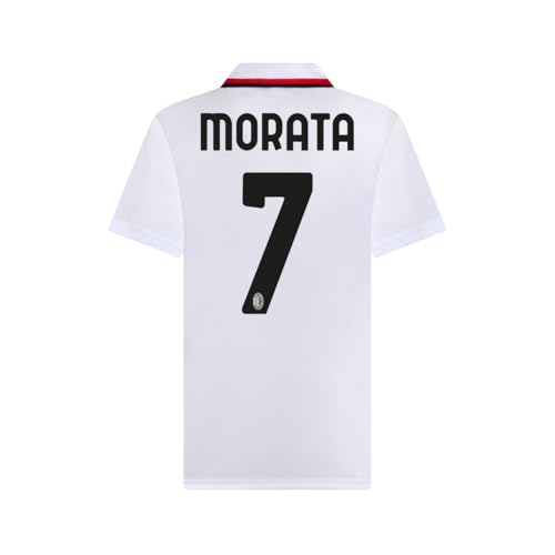 A.C. Milan Maglia Replica Stadio, Stagione 2024/25, Away, Morata 7, 10 Anni