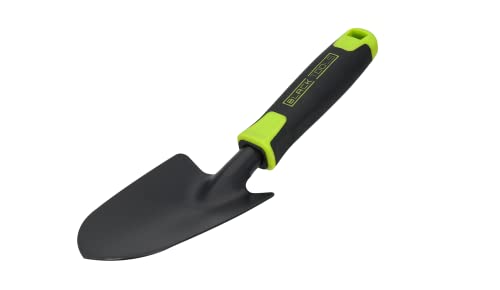 Black Tools® Garden - Cazzuola Per Piante | Per Trapiantare E Trapiantare | Manico Antiscivolo | Resistente Alla Corrosione | Lunghezza 32 Cm | Giardi