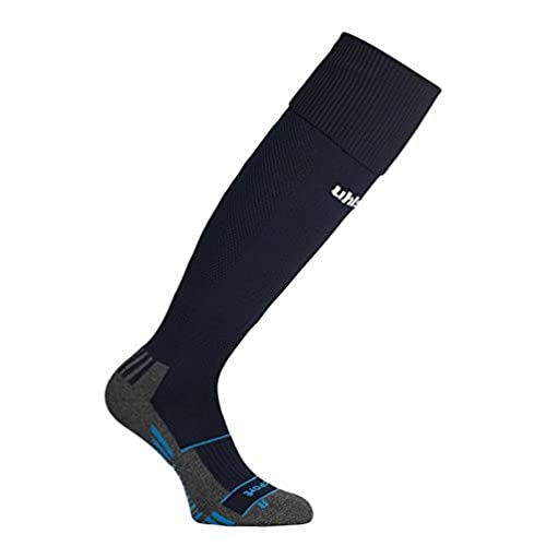 Uhlsport Bekleidung Teamsport Team Pro Player Calza, Unisex Adulto, Blu Marine 14/Bianco, 37-40