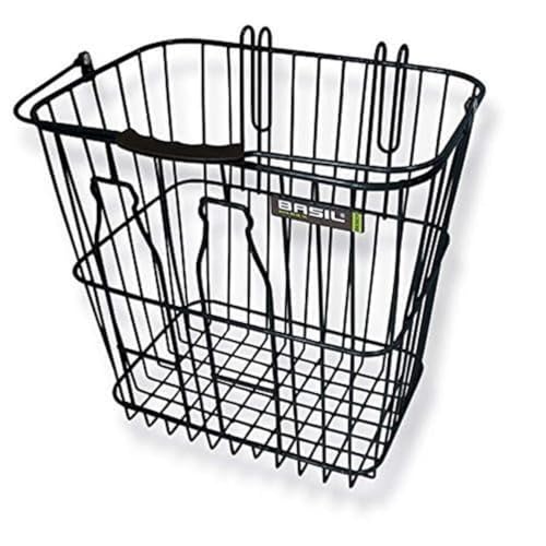Basil Rear Basket Bottle Basket Dimensions (Lxwxh): 35 X 29 X 34Cm, With Double Hooks For Safety Suspension On The Side Of Carrier Handle With Plastic