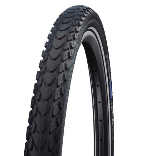 Schwalbe Pneumatico Marathon Mondial, Nero/Riflettente, Pieghevole V-Guard, 27,5 X 2,40 (62-584)
