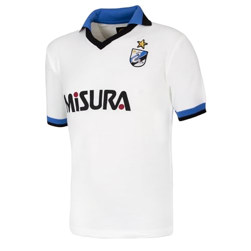 Inter 1986 Away Retro Football Shirt Unisex Adulto, White, Xs