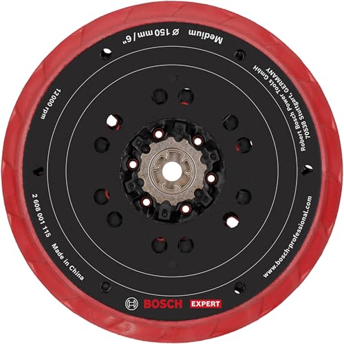 Bosch 1 X Expert Multihole Piatto Abrasivo 150 Mm, Morbido (Ø 150 Mm, Medio, Accessorio Professionale Levigatrice Orbitale)