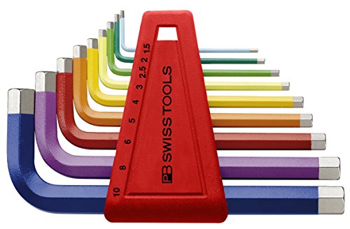 Pb Swiss Tools Pb 210 H Rb L-Shaped Hex Key Set Metrico 9Pezzo(I)