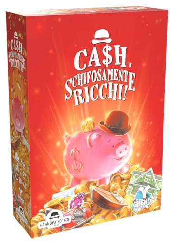 Cash, Schifosamente Ricchi - Gioco Di Carte - 2-7 Giocatori - 7+ Anni - 20-40 Minuti