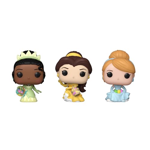 Funko Carrot Pocket Pop! Disney - Cinderella, Bella And Tiana - Figura In Vinile Da Collezione - Idea Regalo - Merchandising Ufficiale - Giocattoli Pe