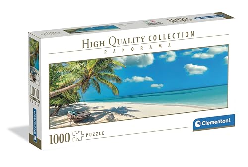 Clementoni - Puzzle 1000 Pezzi Per Adulti E Ragazzi, Collection, Tema Swinging By The Ocean, Idea Regalo Uomo E Donna, Made In Italy, 98X33 Cm, 39884