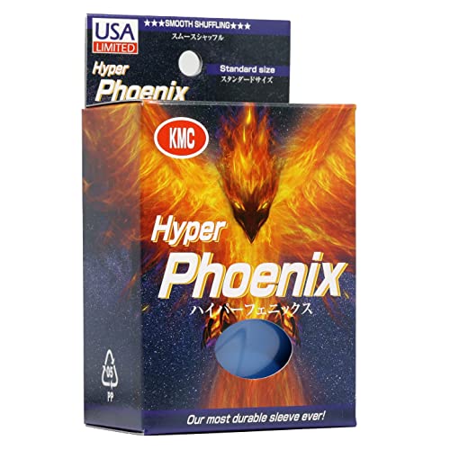 Kmc Sleeves Hyper Phoenix Full Size - Blu Opaco (100)