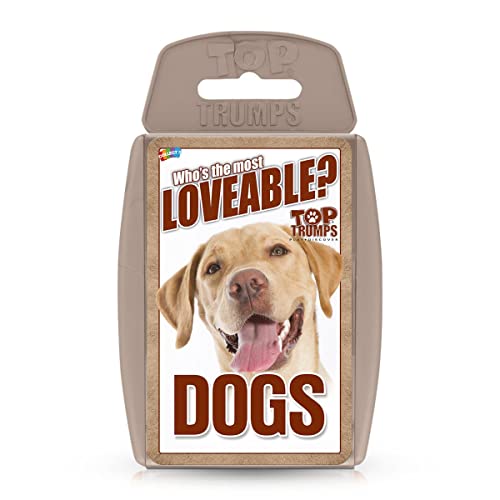 Top Trumps Cani Classics Card Game, Impara Fatti Su Boxer, Carlino, Husky E Chihuahua In Questo Gioco Educativo Imballato, Regali E Giocattoli Per Rag