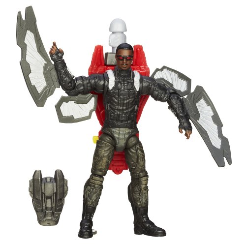 Marvel, Captain America The Winter Soldier, Super Soldier Gear Action Figure, Rocket Storm Falcon, 3.75 Inches By Marvel