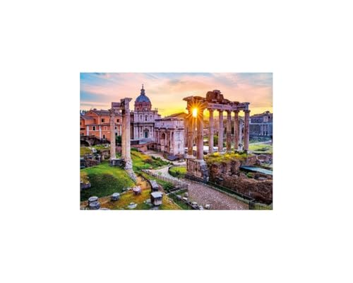 Puzzle 1000 Pieces Le Forum Romain, Des 14 Ans, Puzzle De Qualité Supérieure, Collection Évasion, 12001531, Nathan