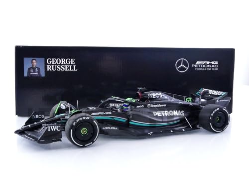 Minichamps 110230163 - Mercede. A-M-G W14 George Russell 2023 - Scala 1/18 - Modello Da Collezione