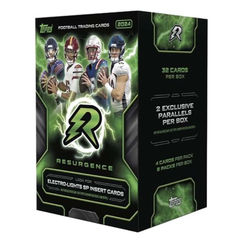 Topps Resurgence Football Trading Card Value Box 2024 - Cerca Esclusive