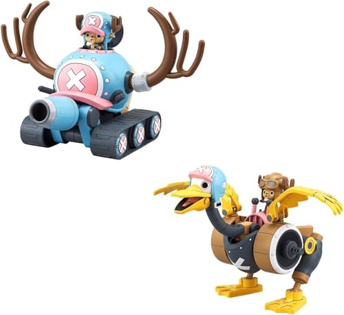 Bandai Spirits Robot Chopper One Piece No. 1 E 2 (Chopper Tank & Chopper Wing) Modello In Plastica Codificata A Colori